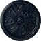 Ekena Millwork Washington Ceiling Medallion (Fits Canopies up to 2 7/8"), 17 1/8"OD x 1 1/2"P, Midnight Dream CM17WAMDF - alternate 1